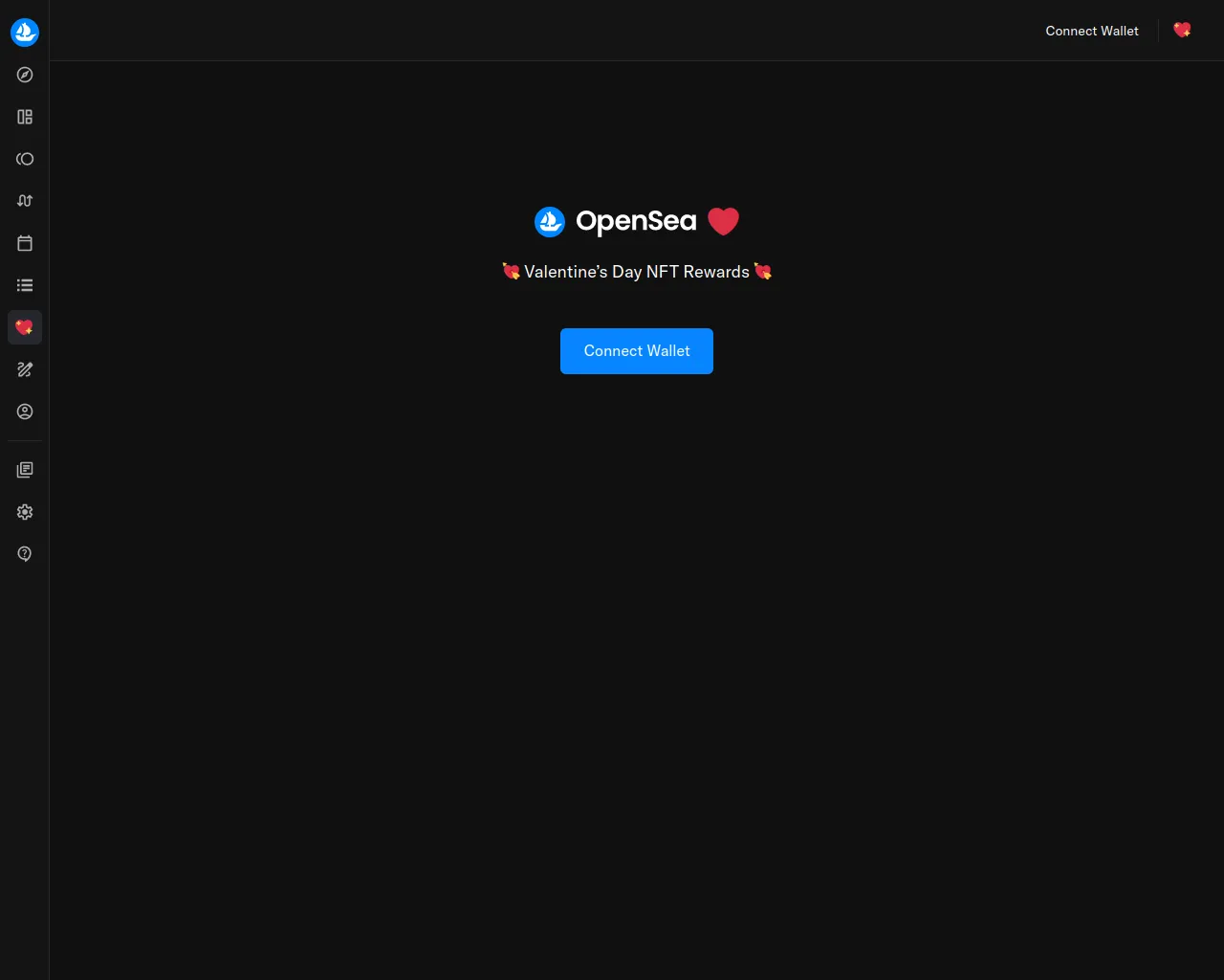 Screenshot of vday14-opensea.com