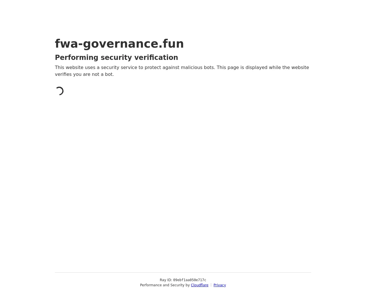 Screenshot of fwa-governance.fun