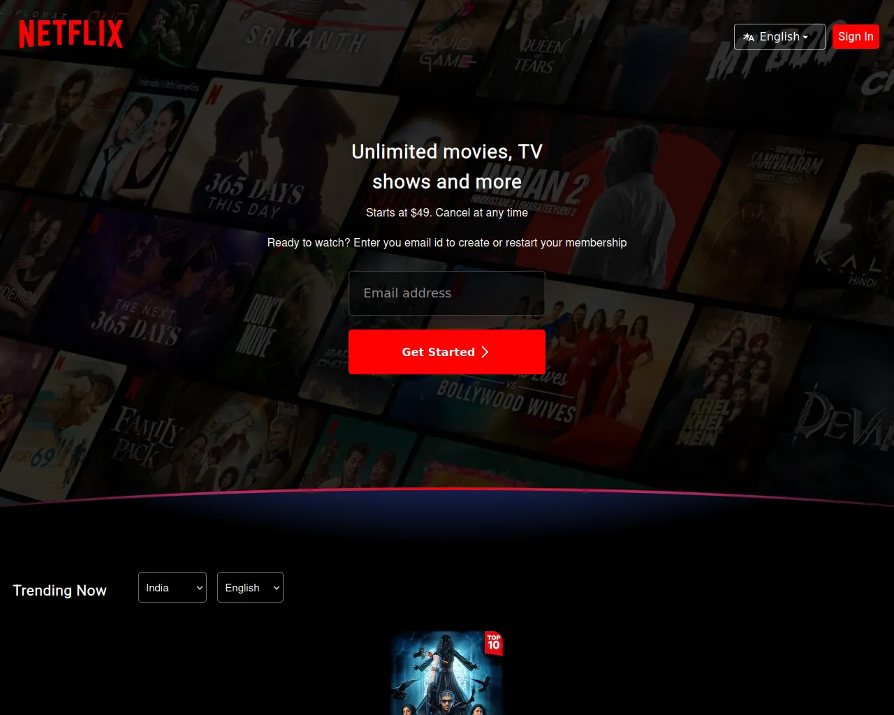 Screenshot of netiflix.vercel.app