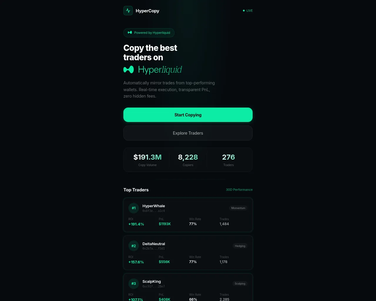 Screenshot of hypercopy.org