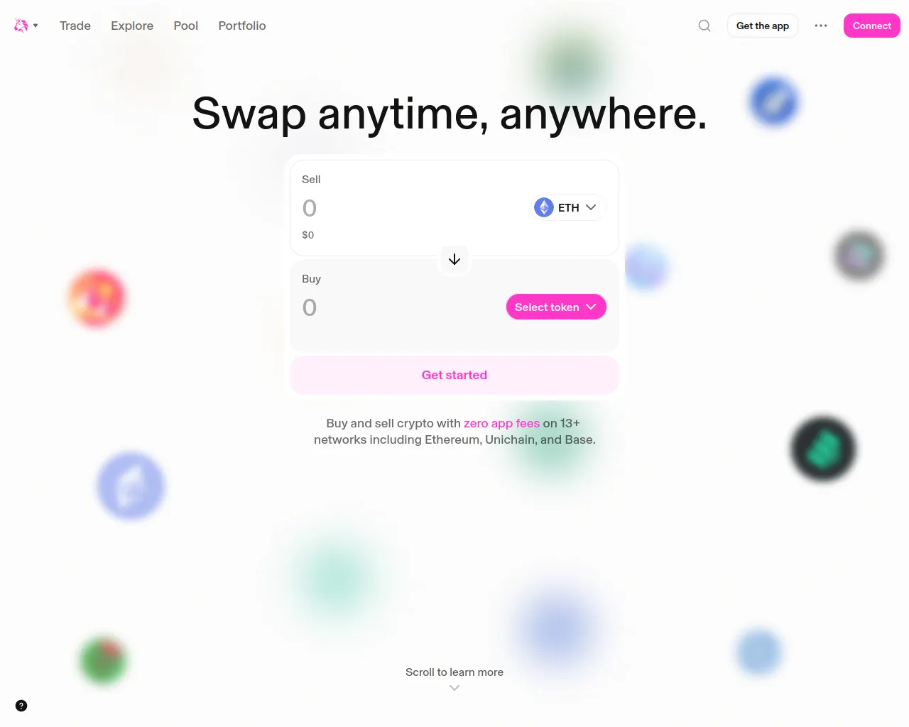 Screenshot of dapp-sosana.io