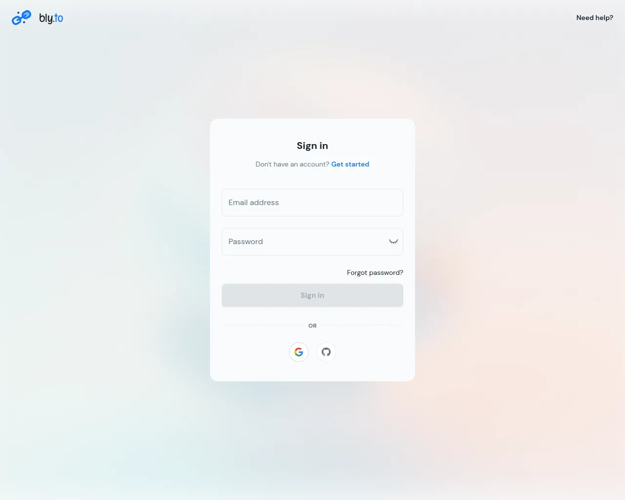 Screenshot of bly.to