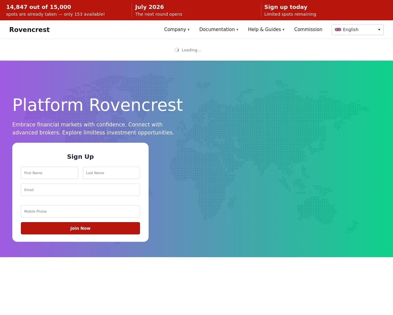 Screenshot of rovencrest-ai.com