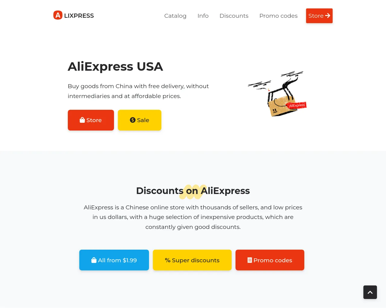 Screenshot of aliexpress-usa.com