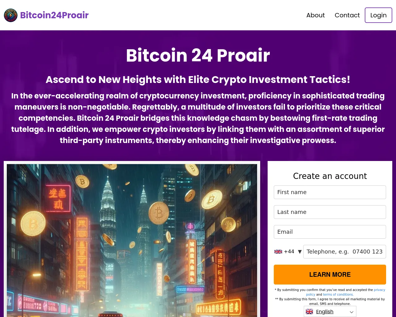 Screenshot of bitcoin-power.com