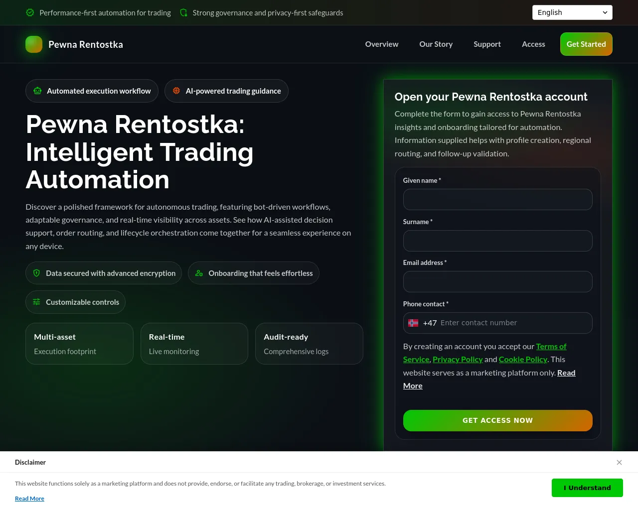Screenshot of pewnarentostka.pro