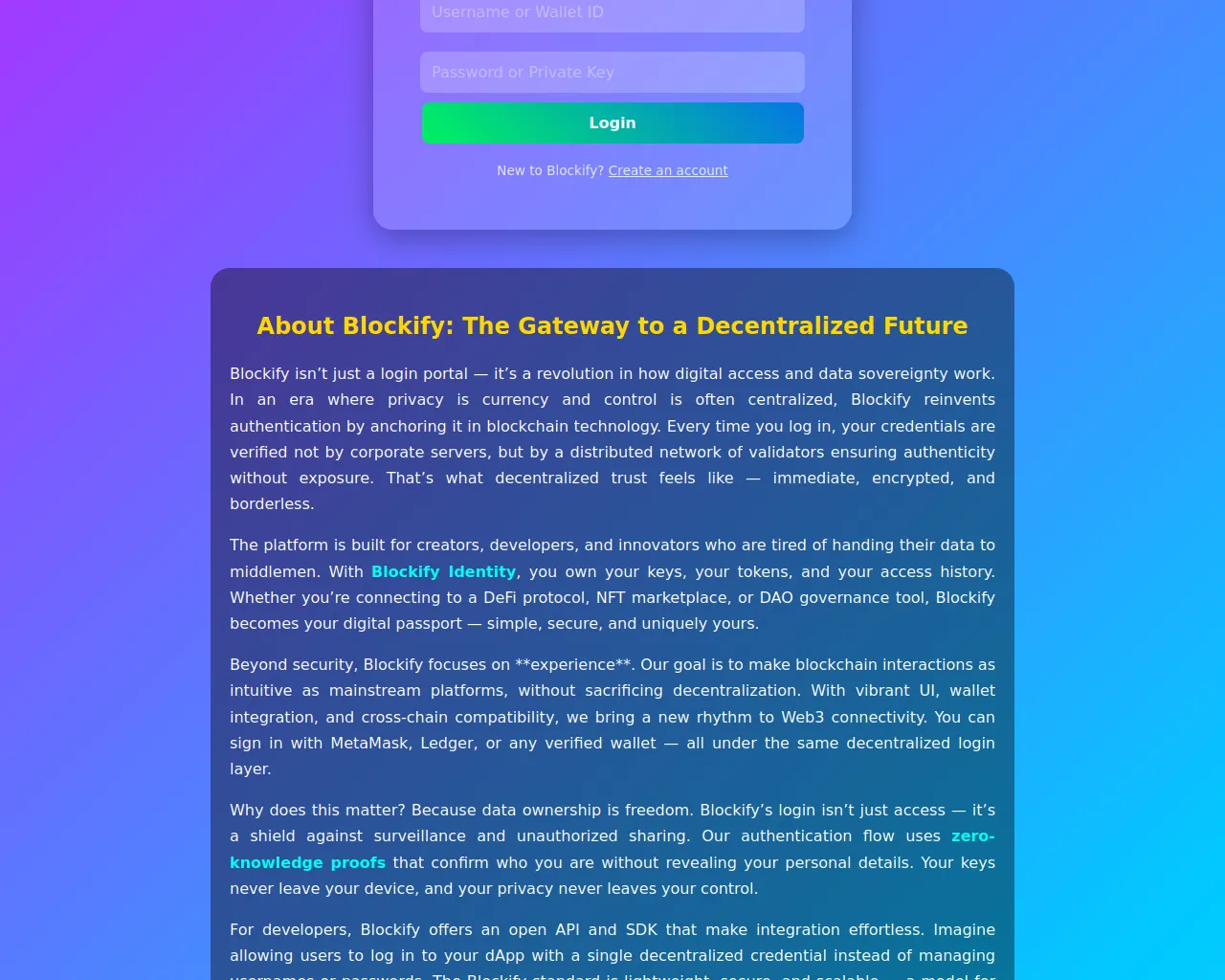 Screenshot of wel-blokify-us-app.pages.dev