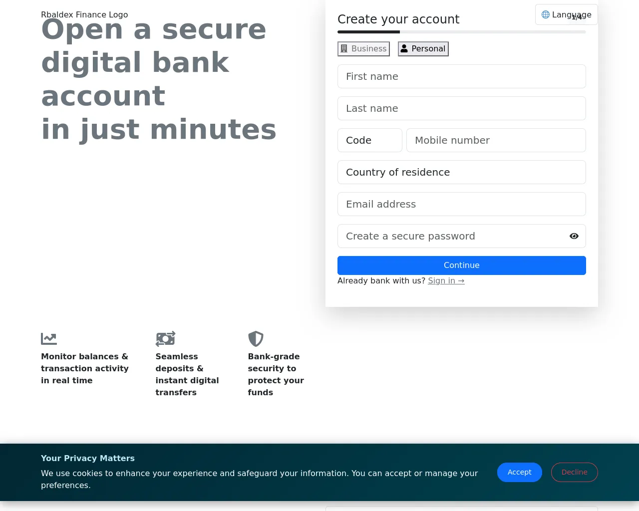 Screenshot of riebrets.online