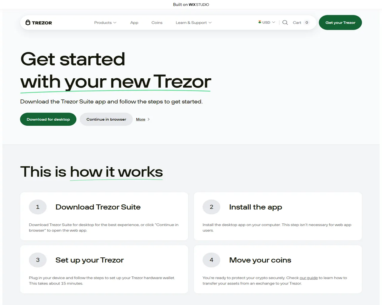 Screenshot of suitee-trezo.wixstudio.com
