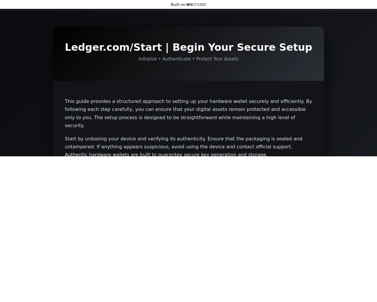 Screenshot of publicstartcom.wixstudio.com