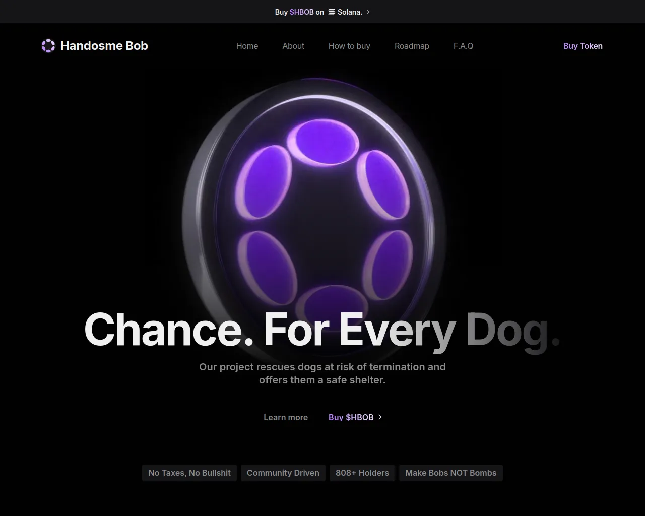 Screenshot of handsome-bob.icu