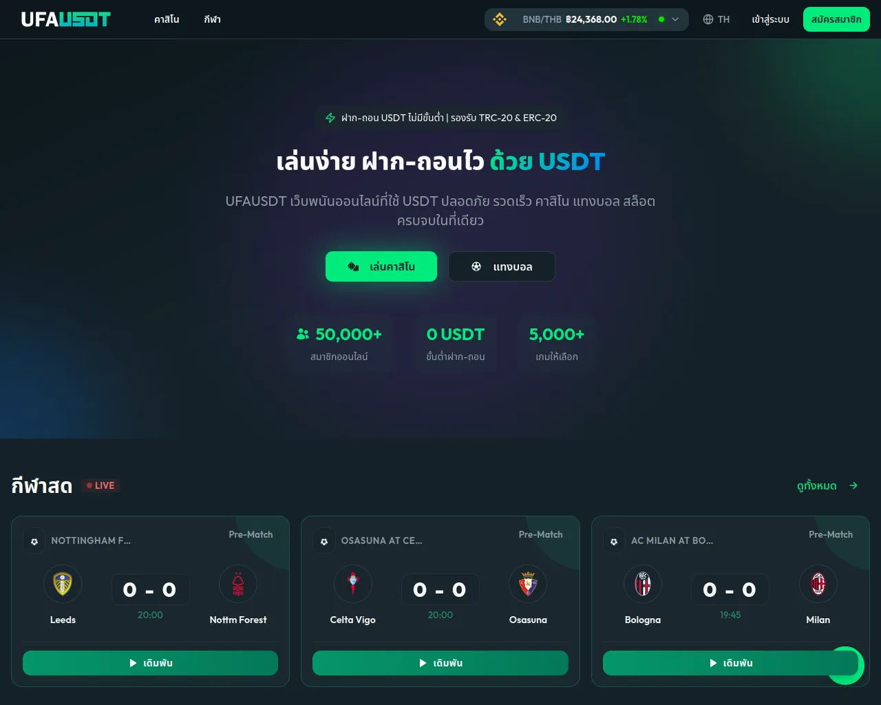 Screenshot of usdtbet-ufa.com