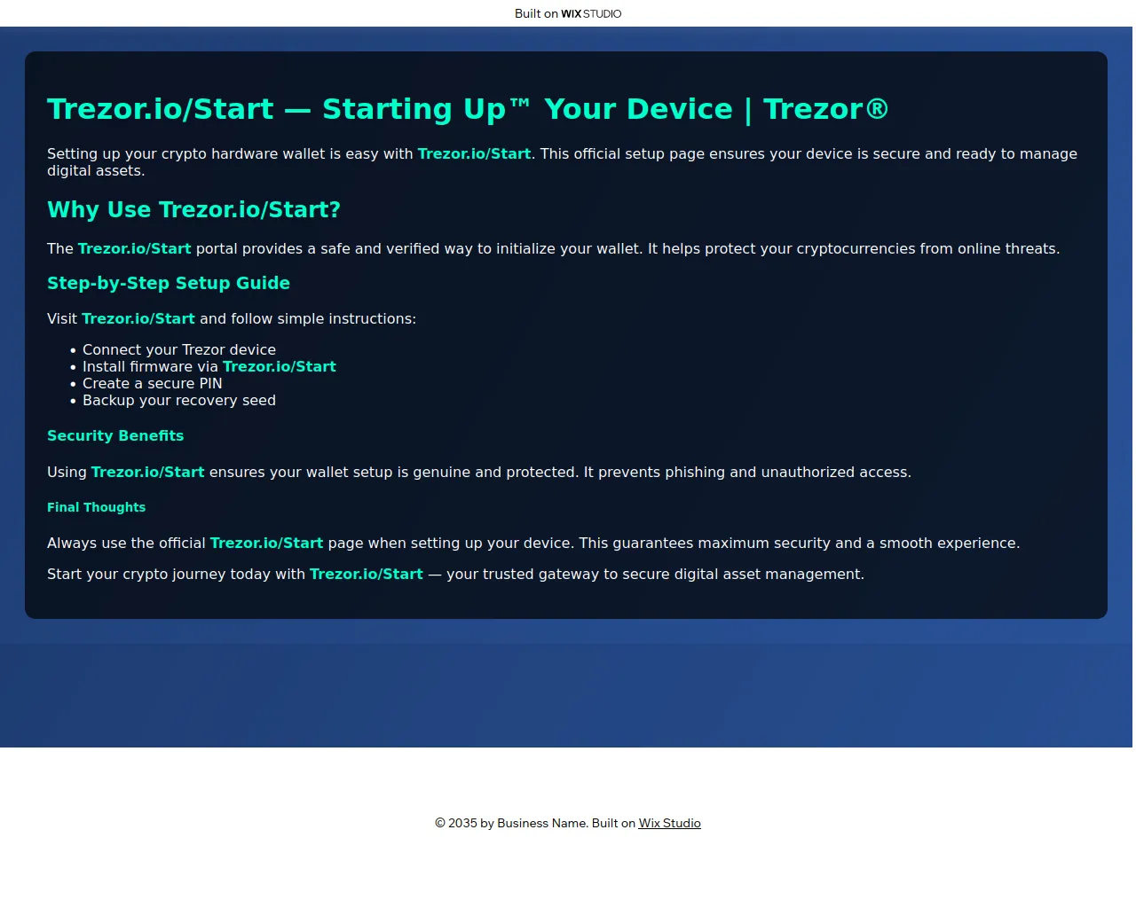 Screenshot of learn-home.wixstudio.com