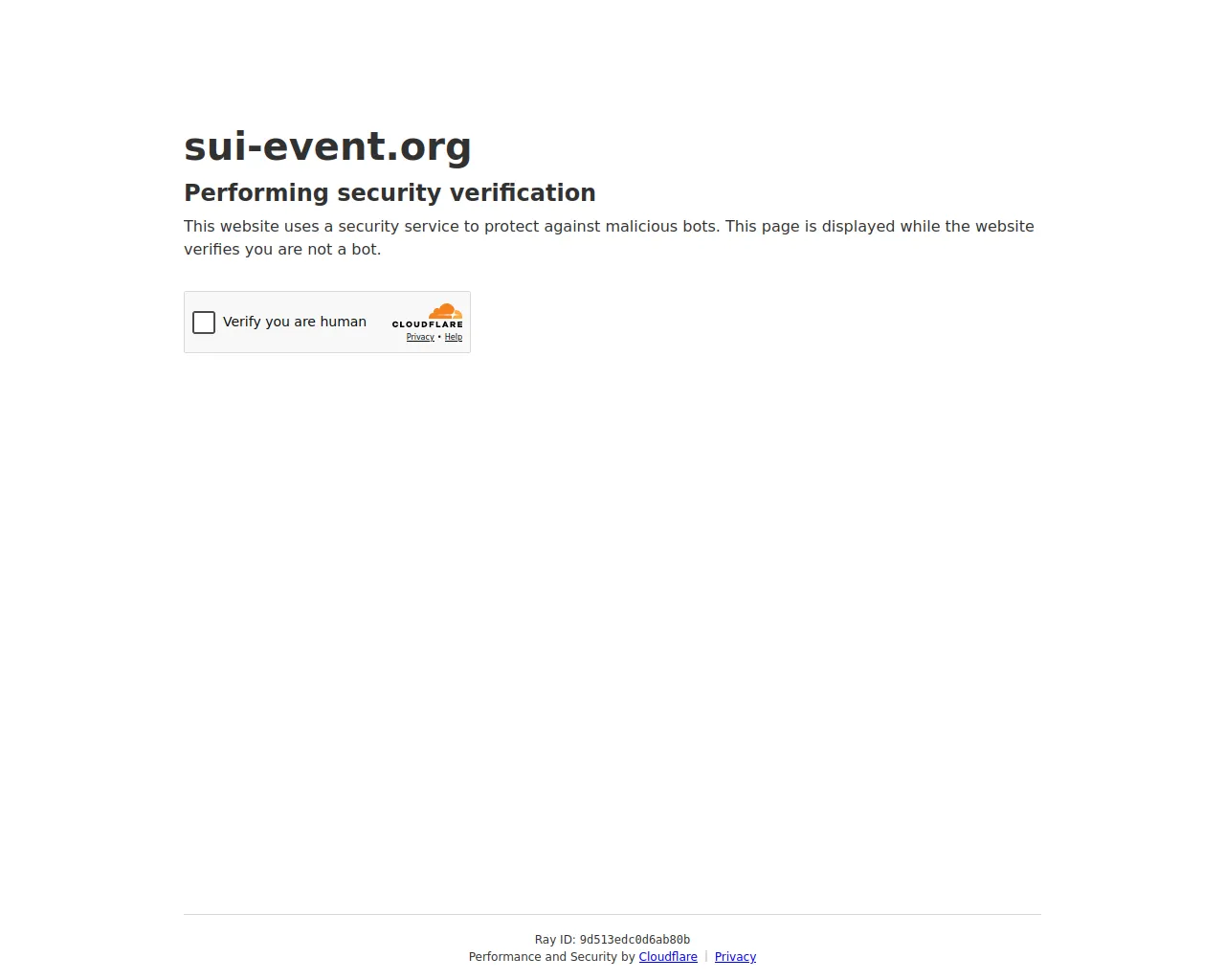 Screenshot of sui-event.org