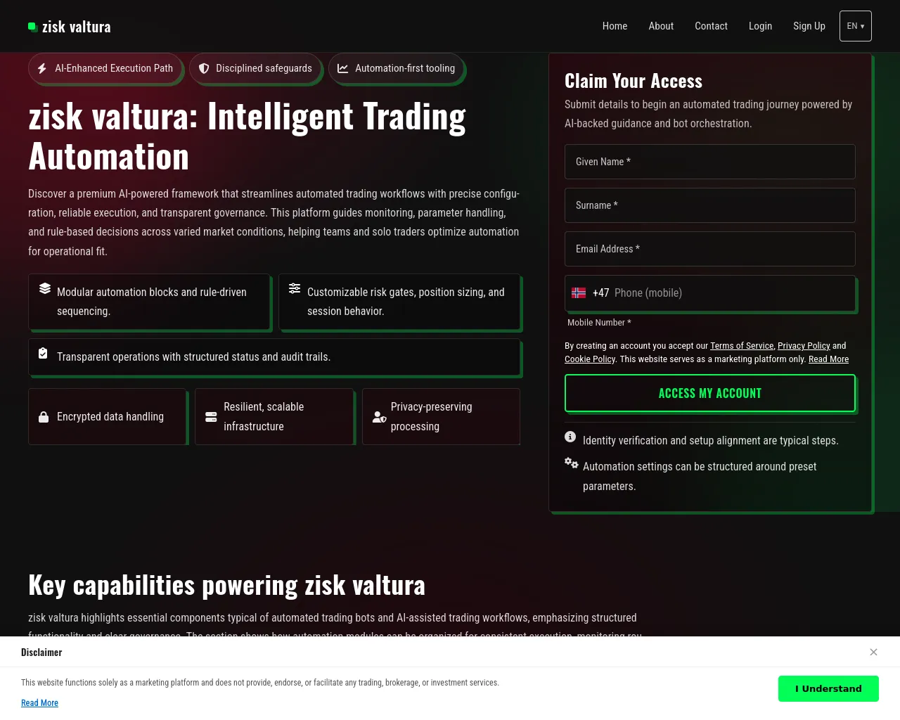 Screenshot of ziskvaltura.click