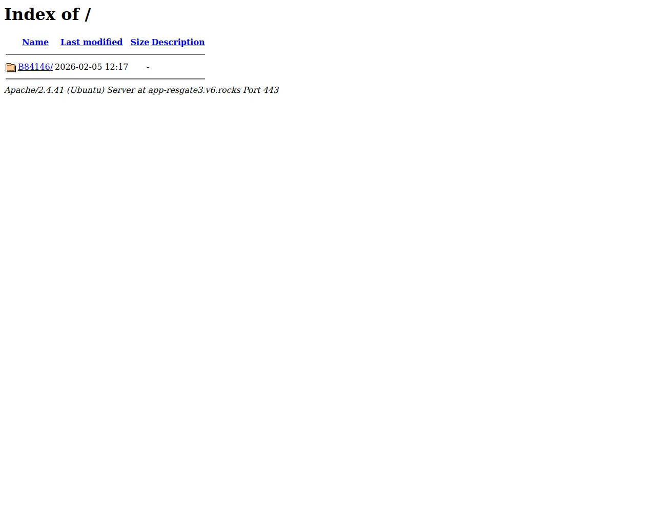 Screenshot of app-resgate3.v6.rocks