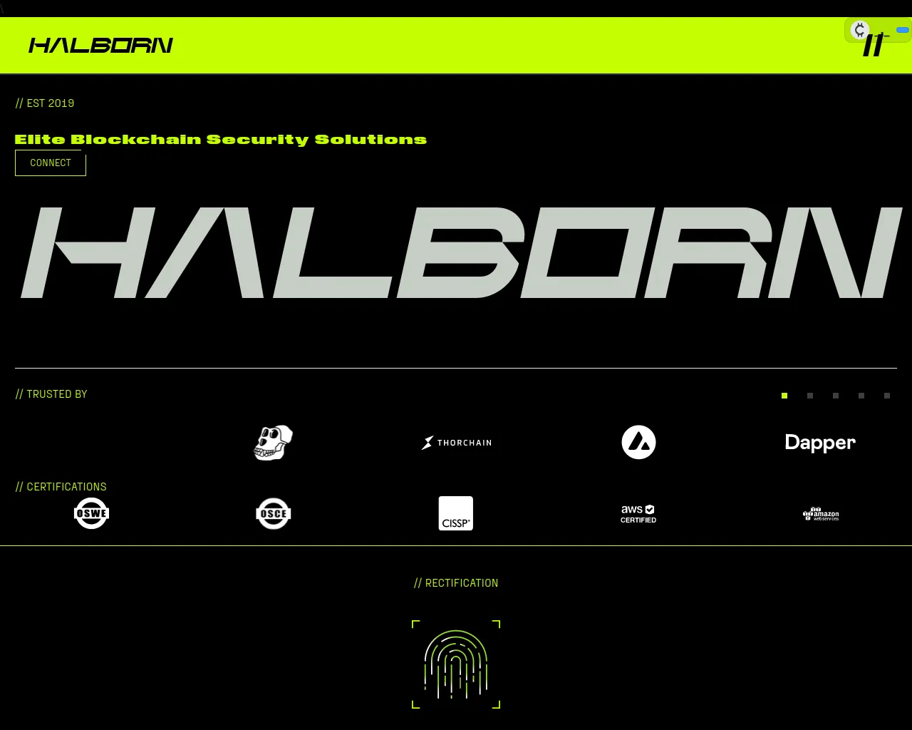 Screenshot of halrecovery.pages.dev