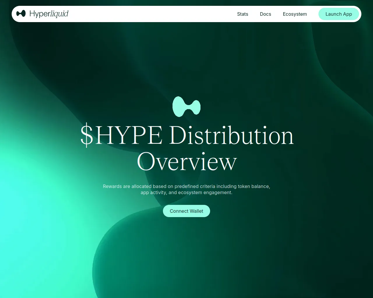 Screenshot of distributions-hyperliquid.xyz