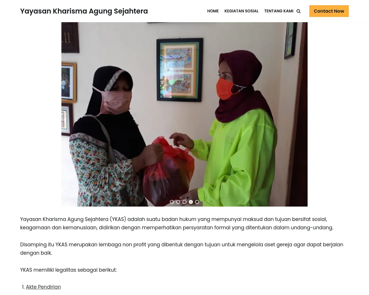 Screenshot of ykas.org