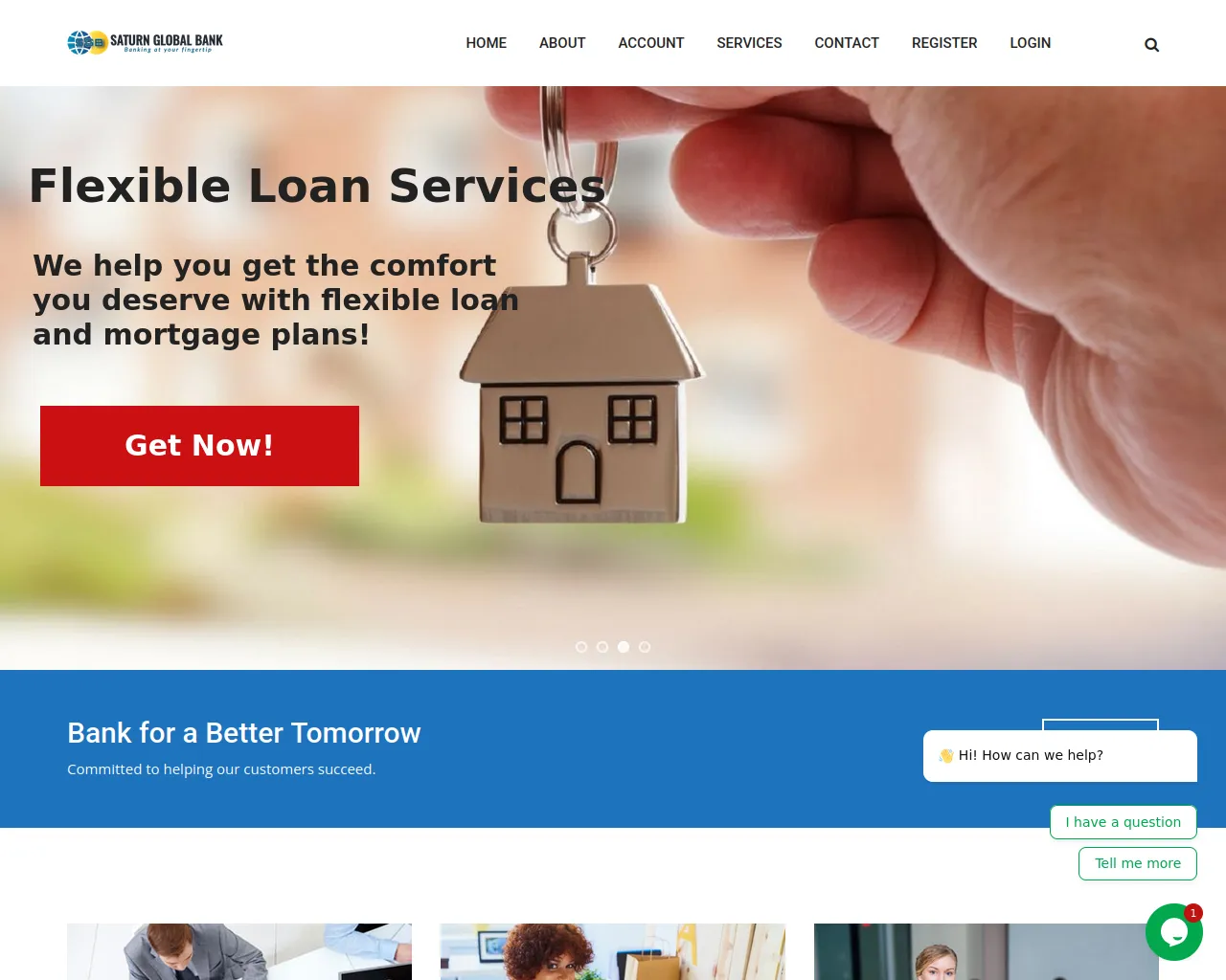 Screenshot of saturngloba.com