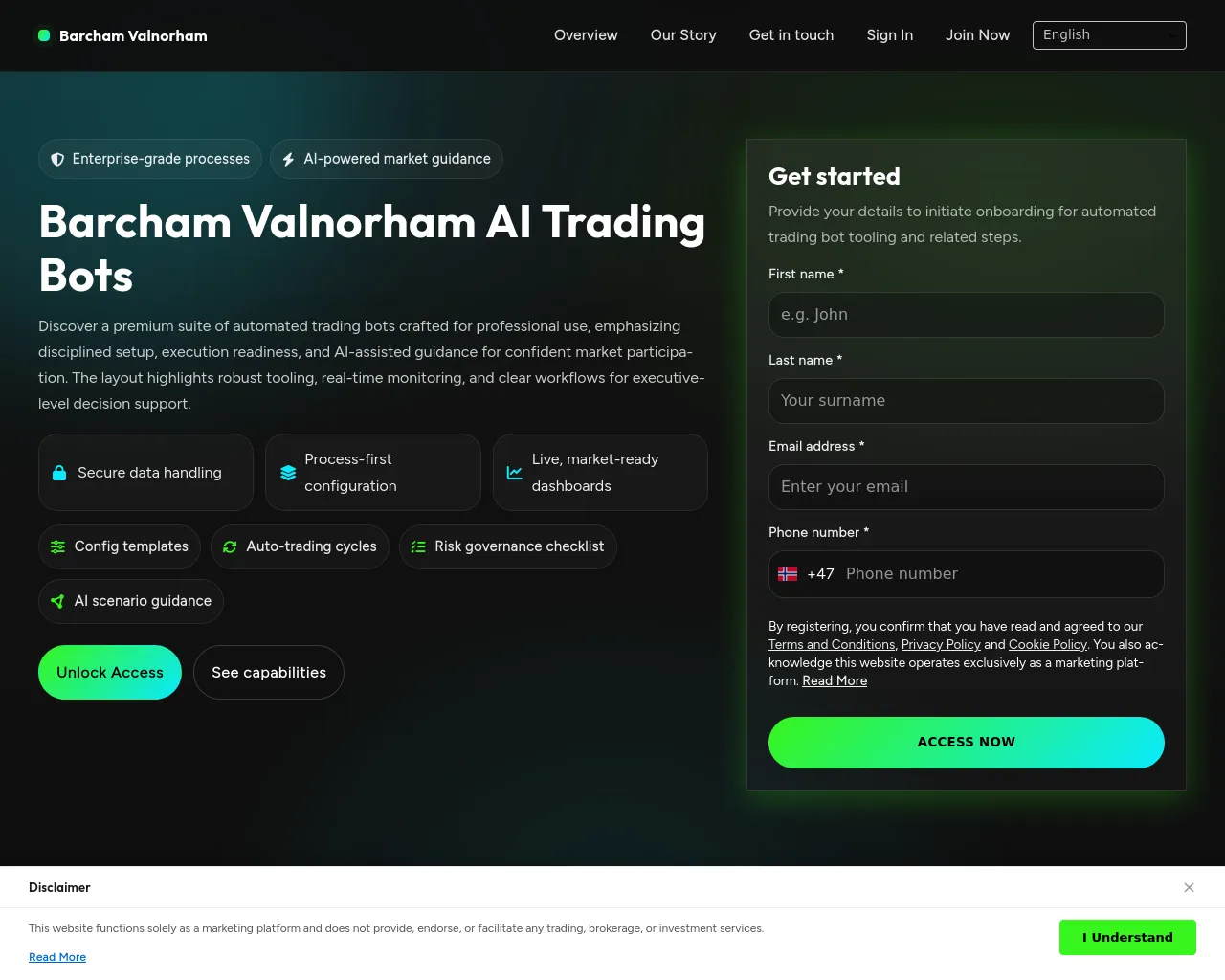 Screenshot of barchamvalnorham.click