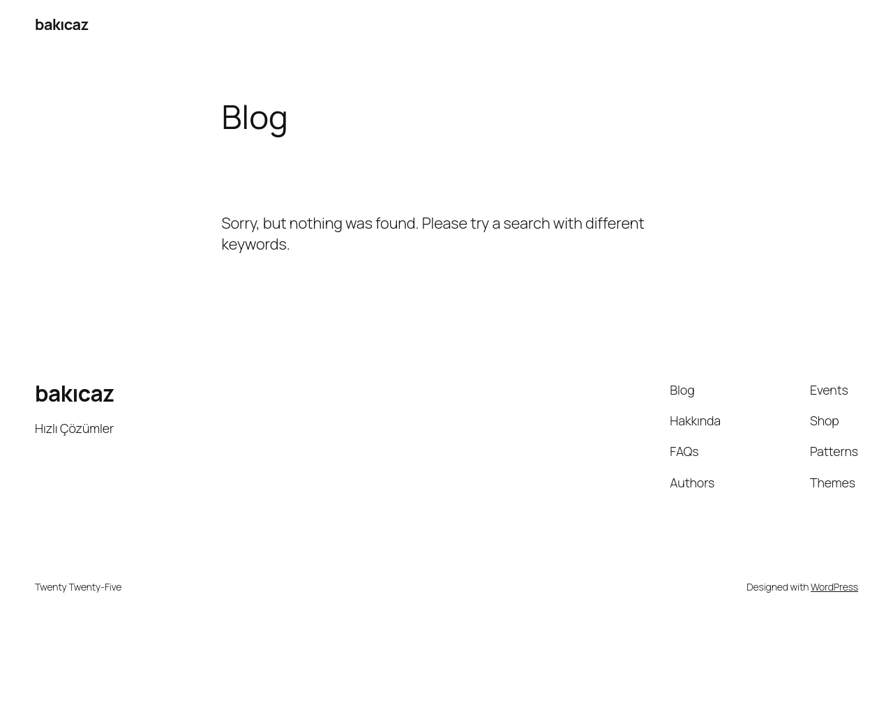 Screenshot of ayaztiryaki.com