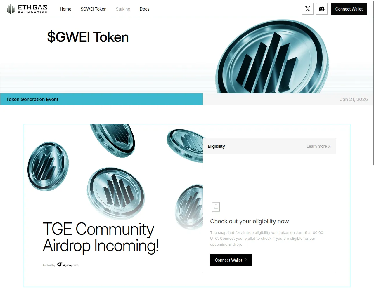 Screenshot of check-ethgasfoundation.org