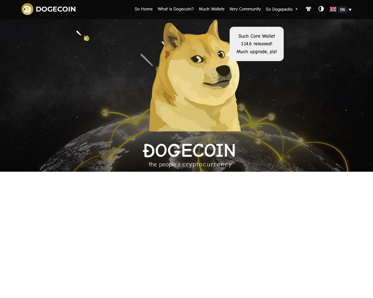Screenshot of dogecoinnwallet.webflow.io
