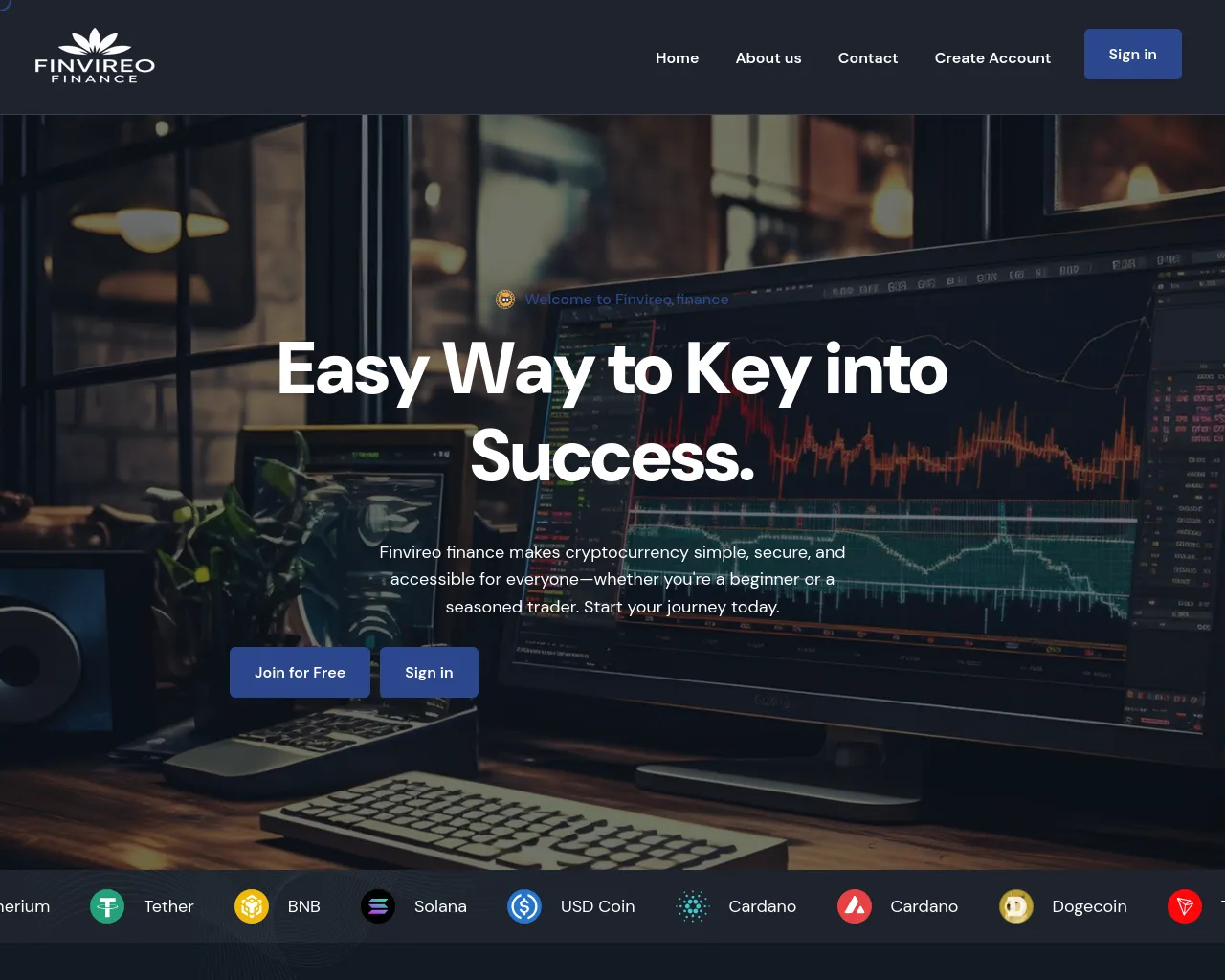 Screenshot of finvireo.com