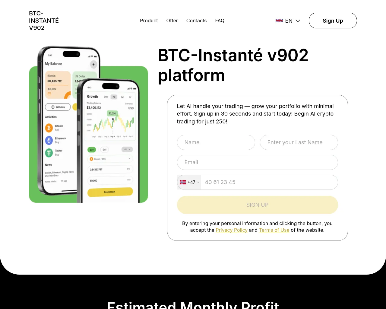 Screenshot of btc-instante-v902.sbs