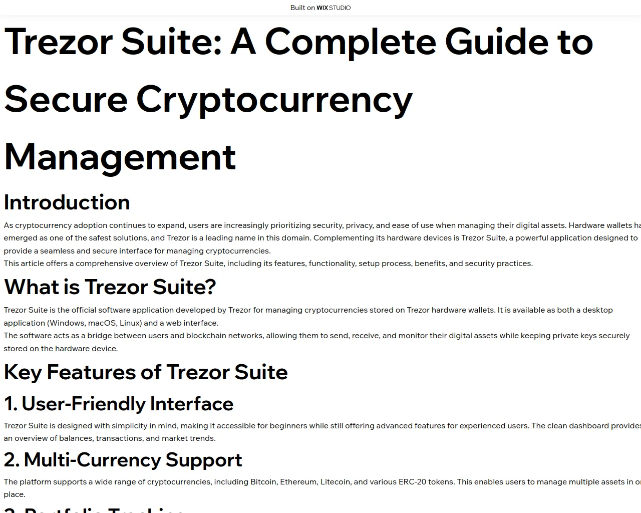 Screenshot of suiteapp-intro.wixstudio.com