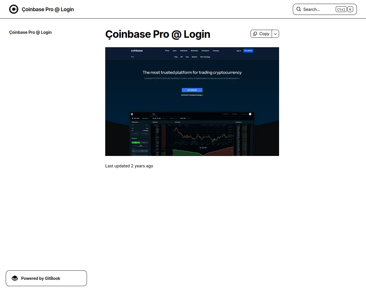 Screenshot of coinbsxeproxlogen.gitbook.io