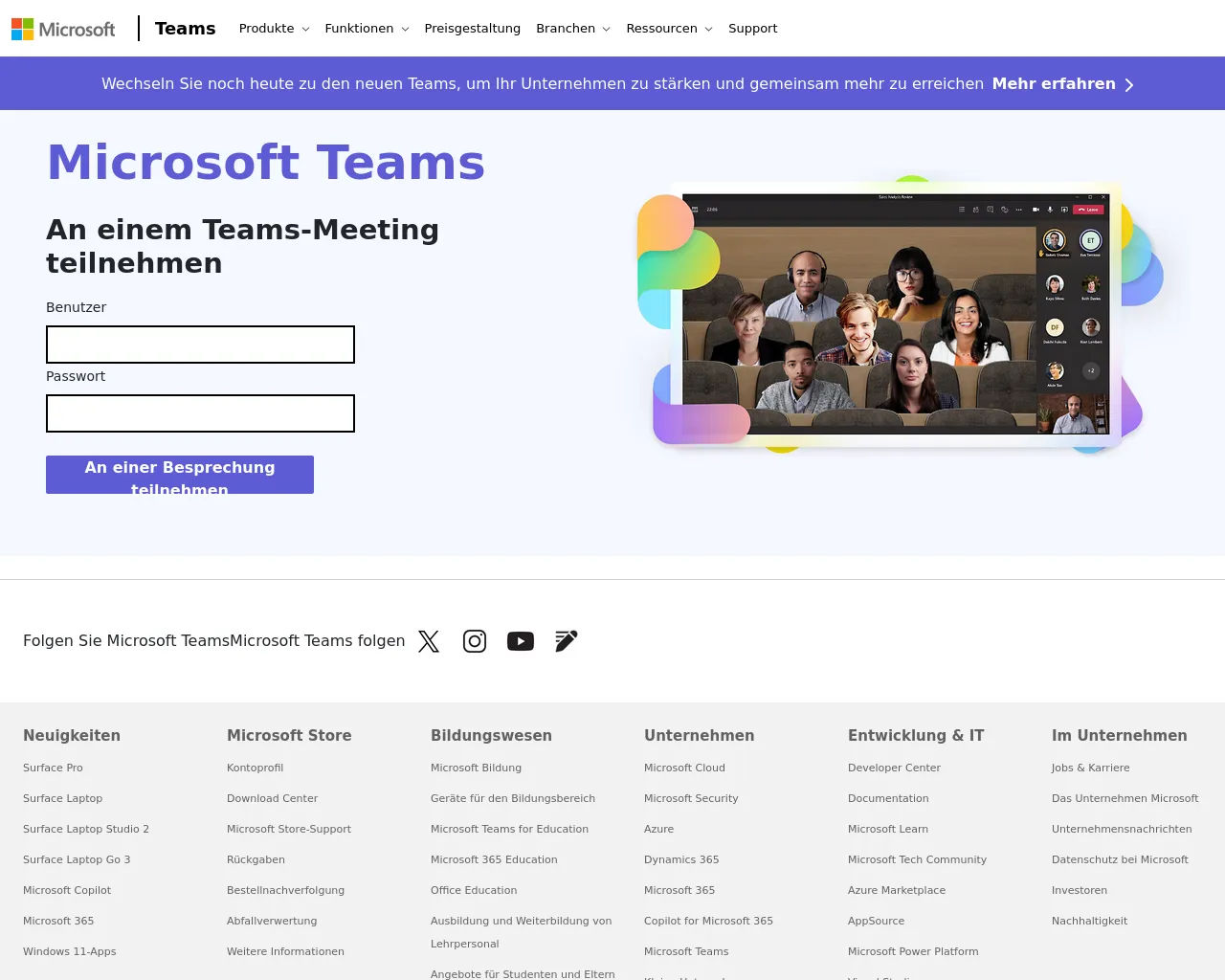 Screenshot of teams.cloud-server.net.in