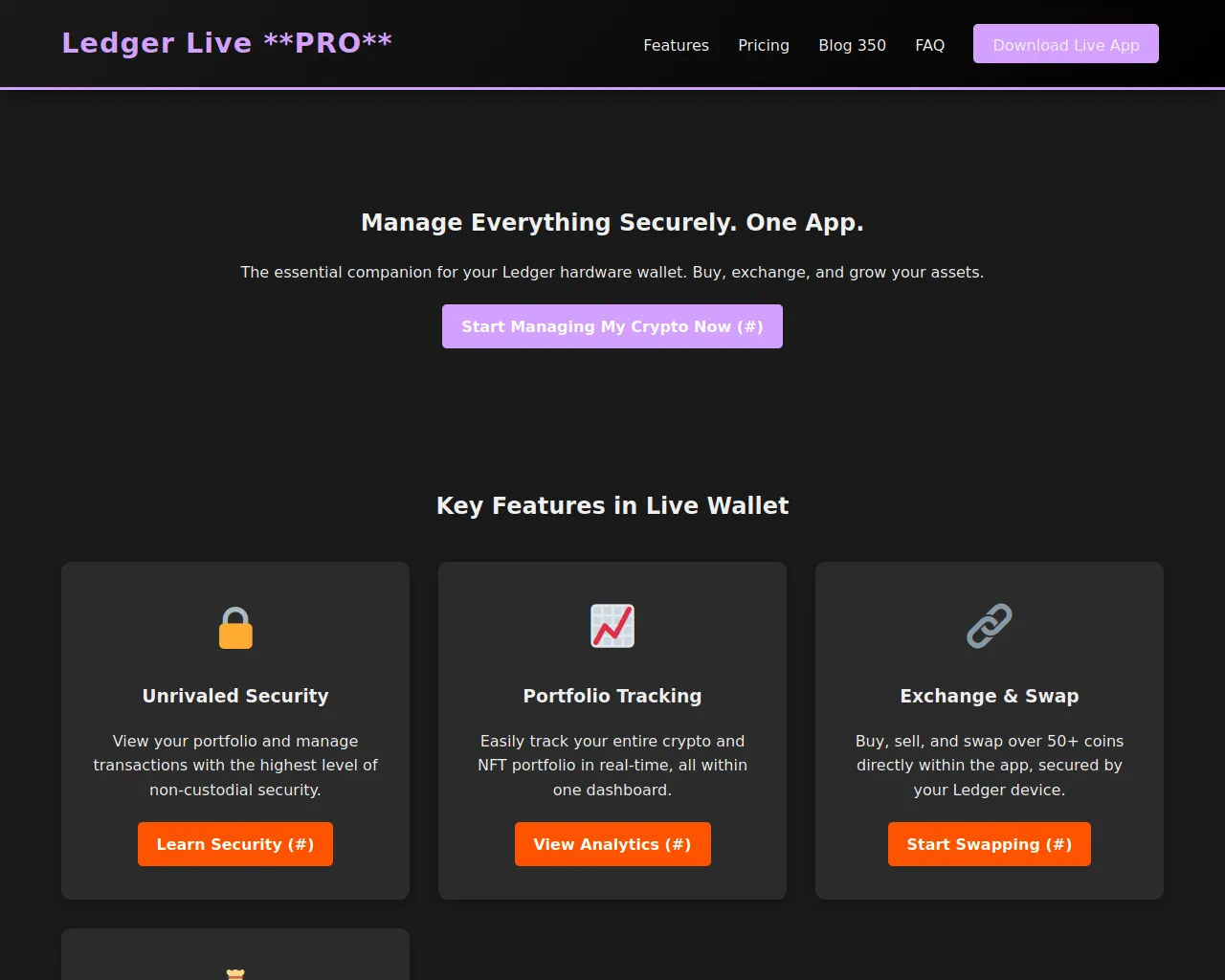 Screenshot of ldger-live-wallet-eax.pages.dev