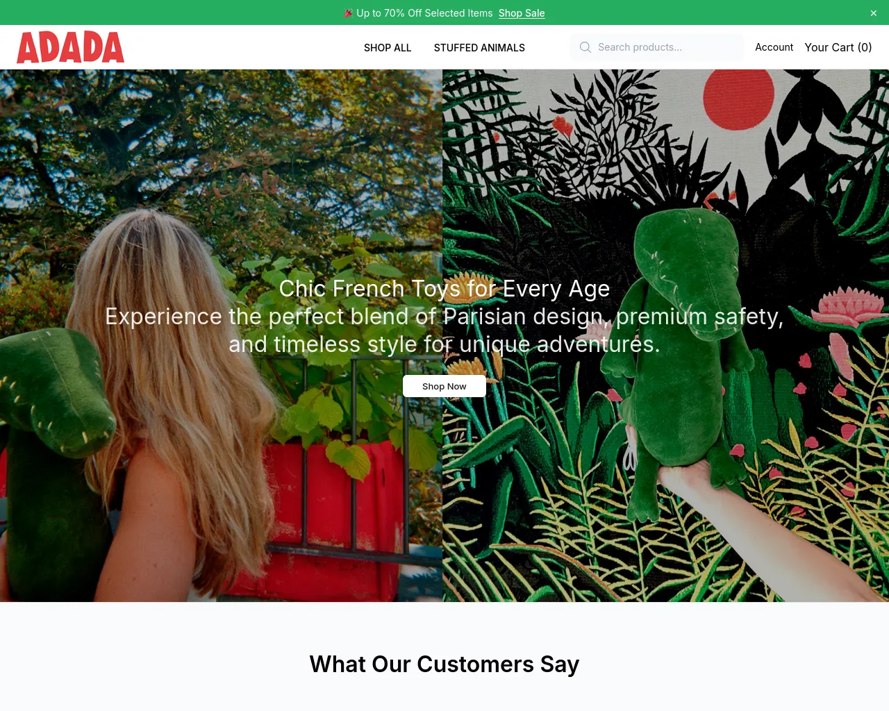 Screenshot of adadaofficial.shop