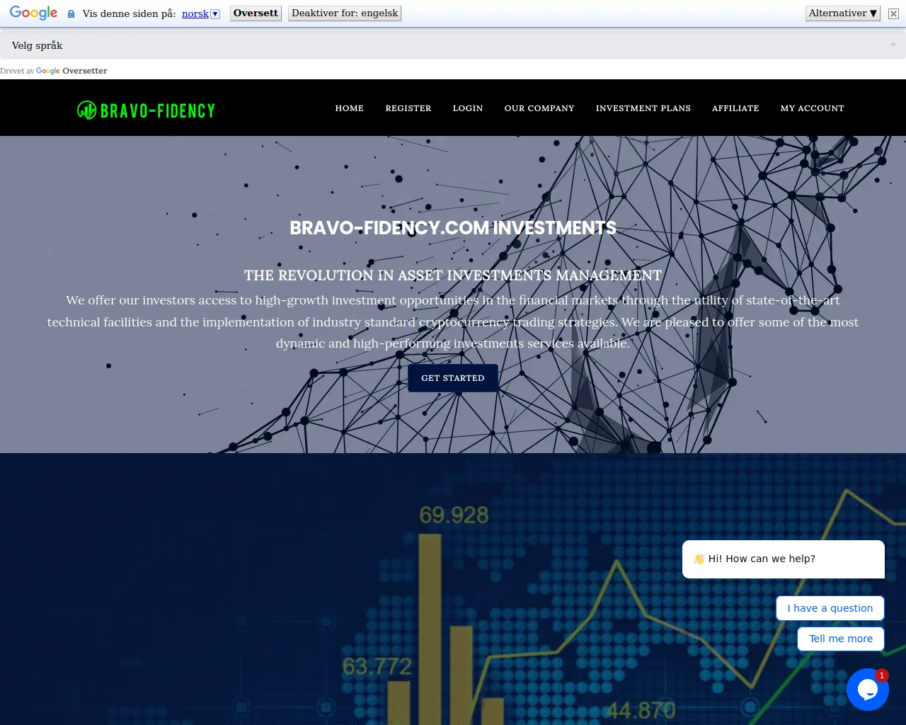 Screenshot of bravo-fidency.com
