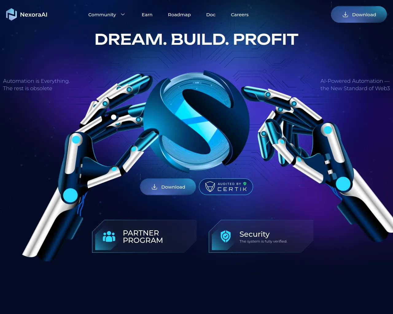 Screenshot of ai-nexora.app