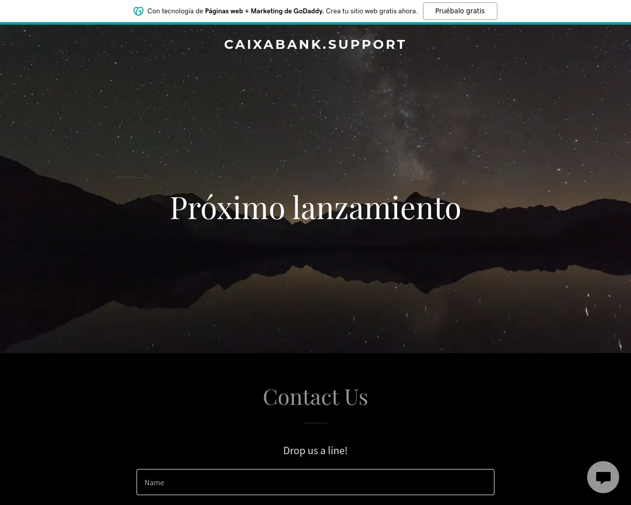 Screenshot of caixabank.support