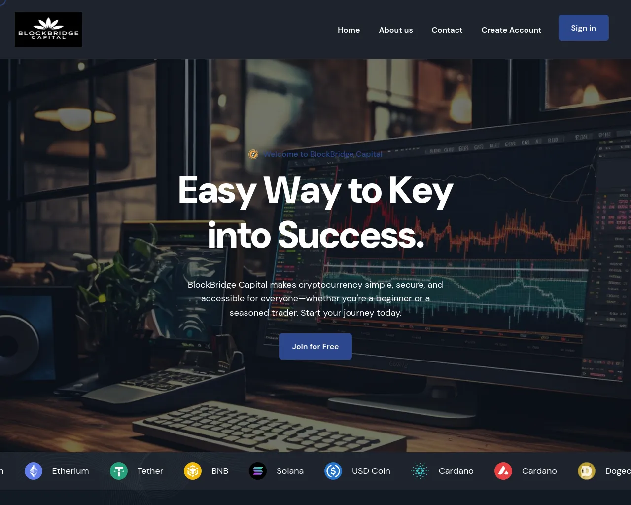Screenshot of blocksbridgecapital.com