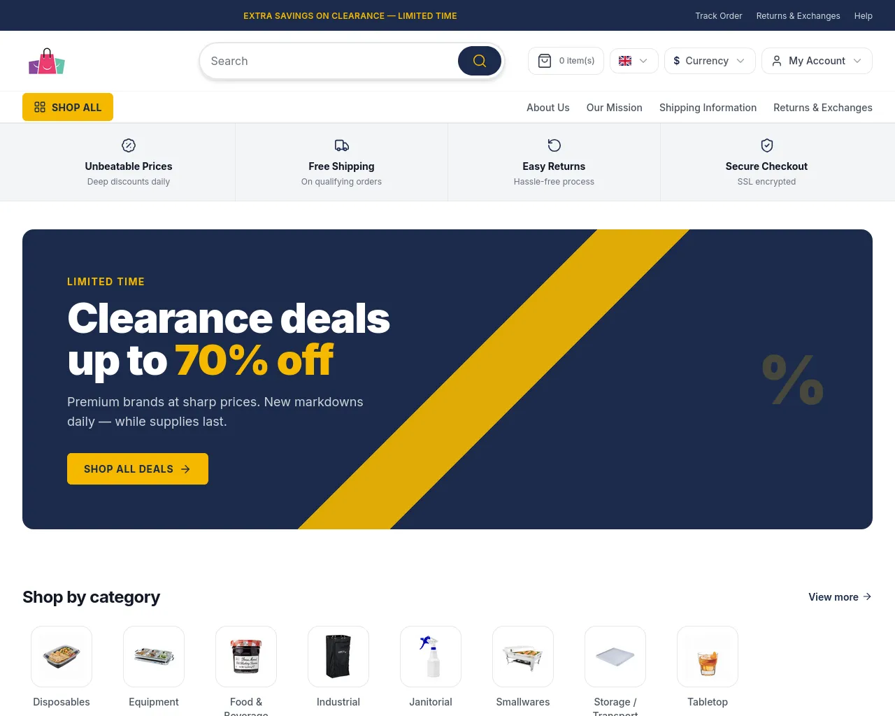 Screenshot of kevasto.shop