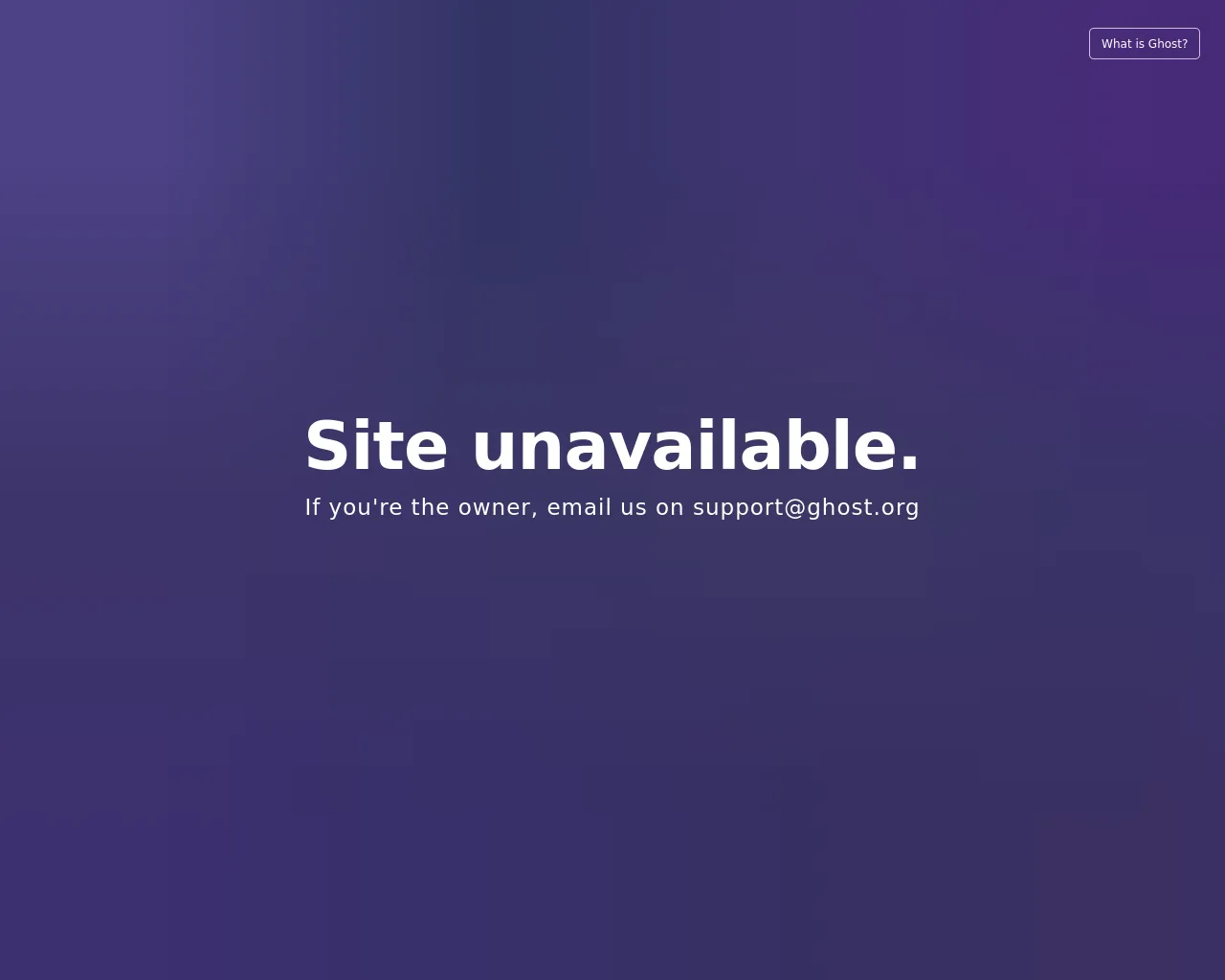 Screenshot of liveconnect.ghost.io