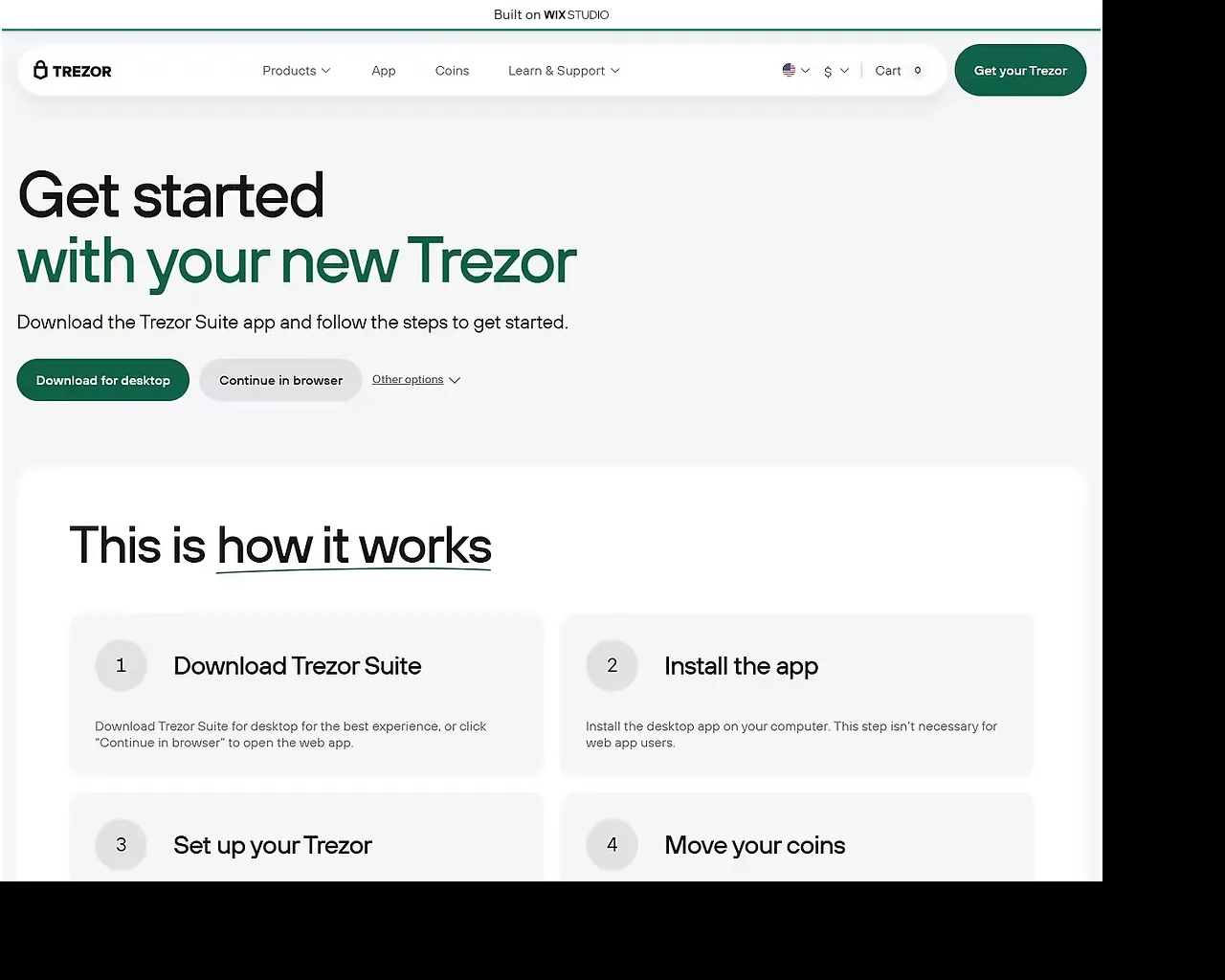 Screenshot of io-trzor-startsapp.wixstudio.com