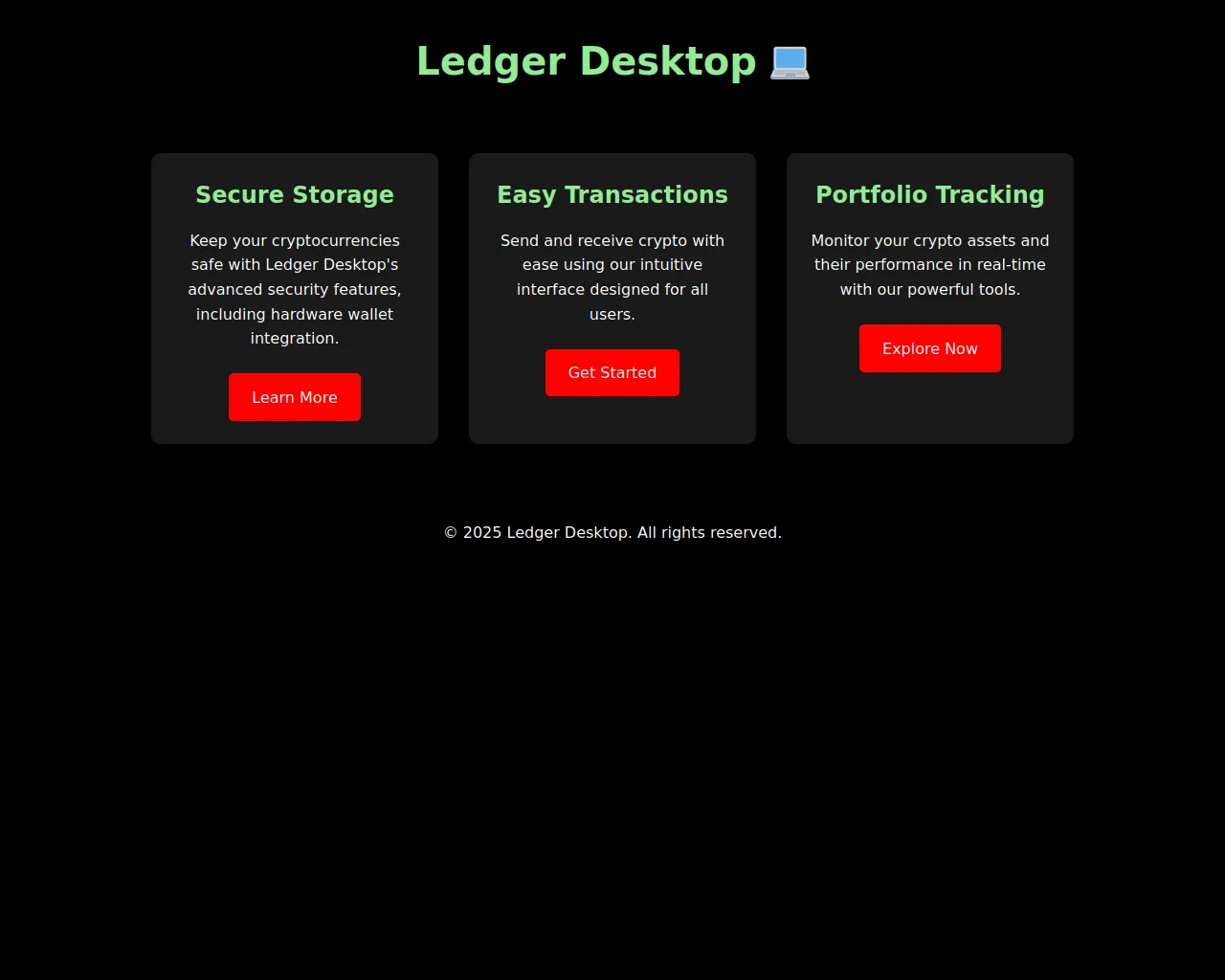 Screenshot of support-ledgerdesktop.pages.dev