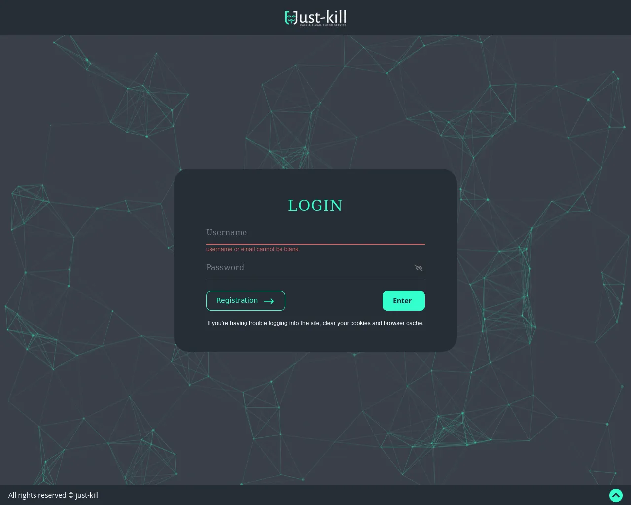 Screenshot of just-services.biz