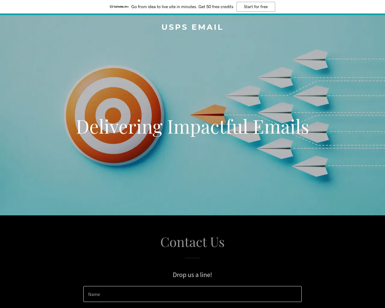 Screenshot of usps-email.com