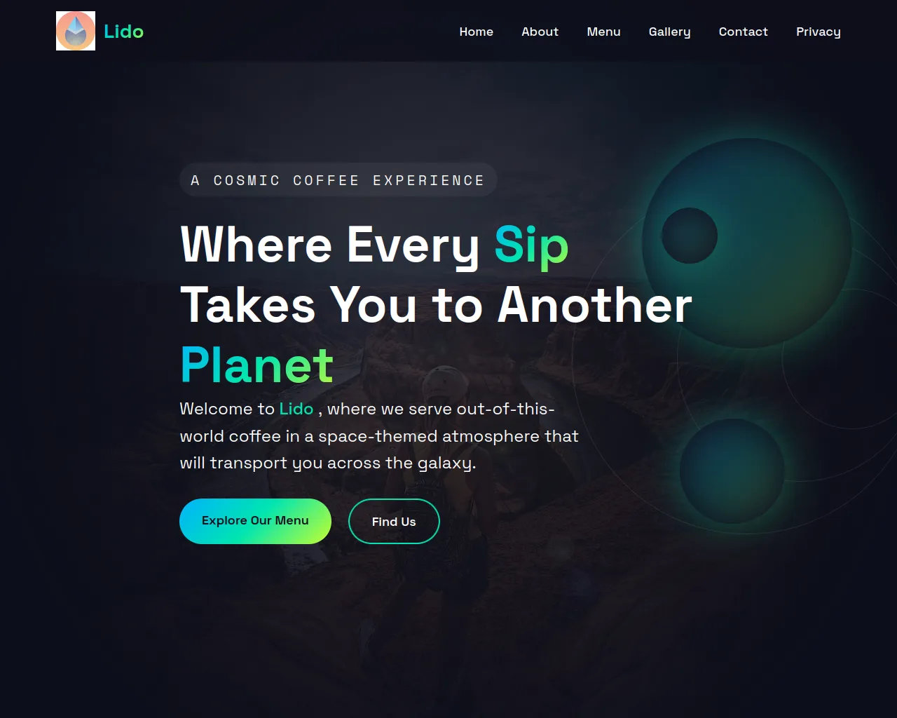 Screenshot of lido.website