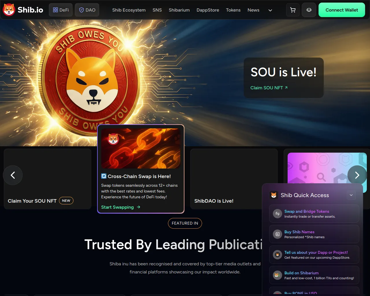 Screenshot of shibadao.net