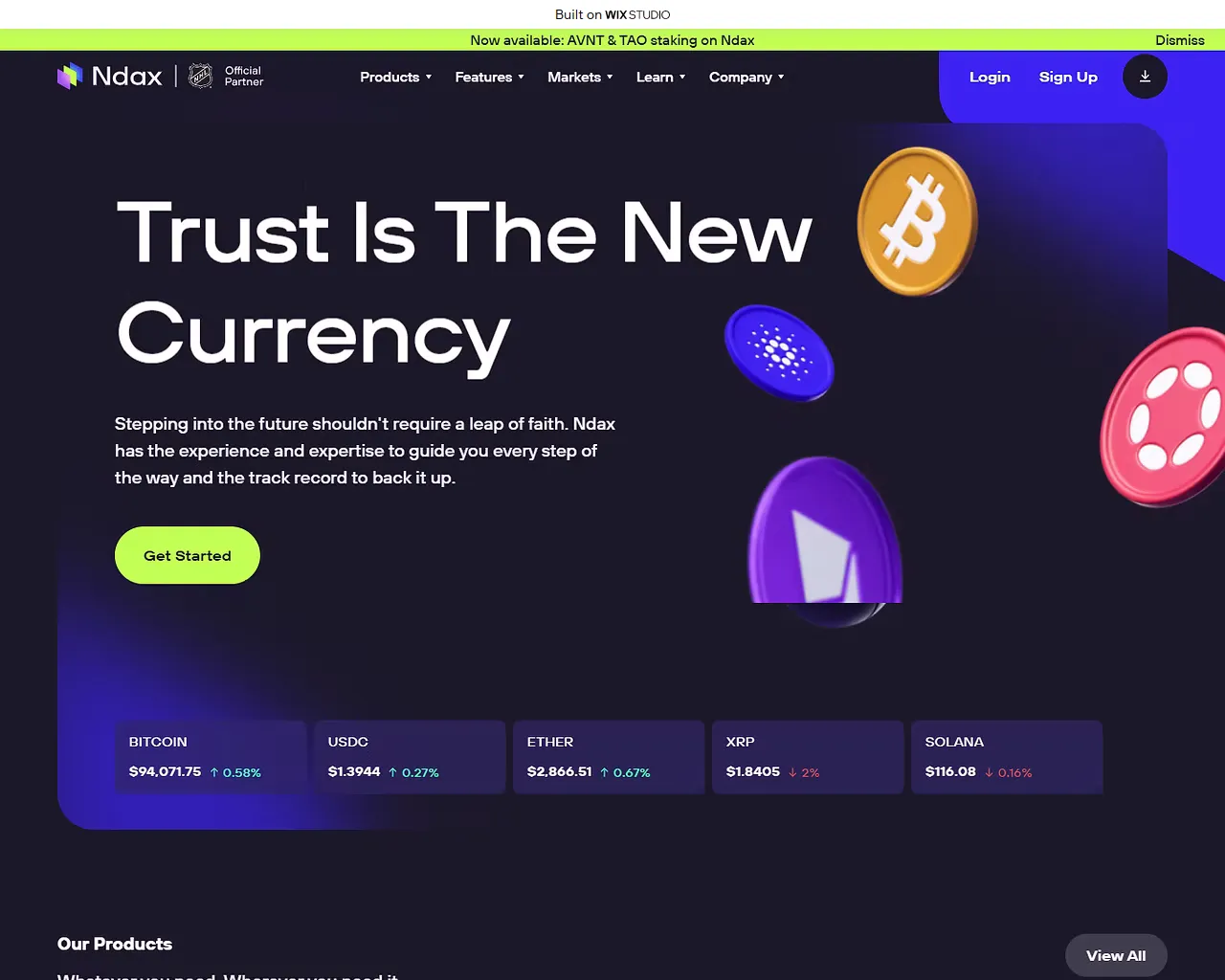 Screenshot of nav-ndxx-ca.wixstudio.com