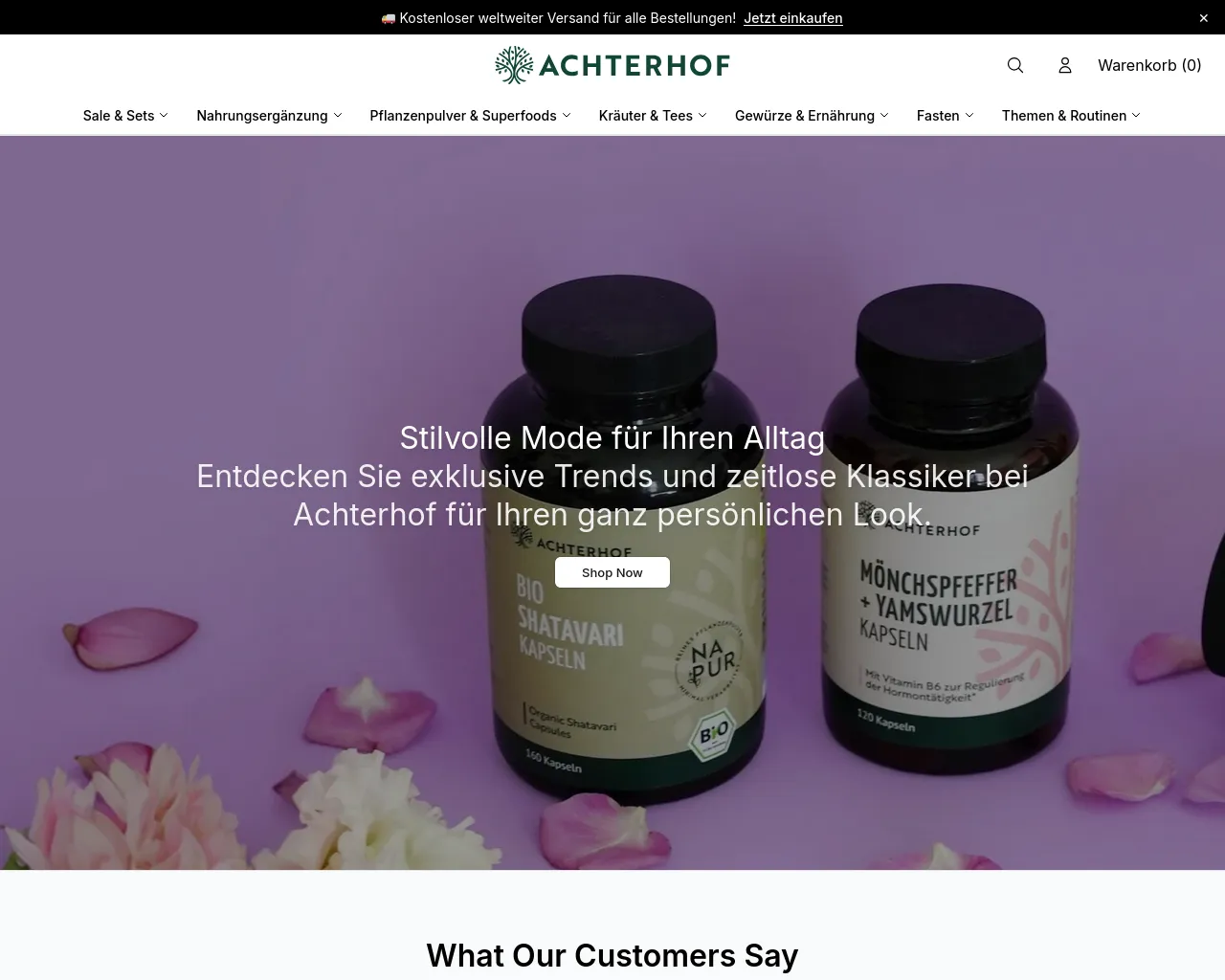 Screenshot of achterhofhealth.shop