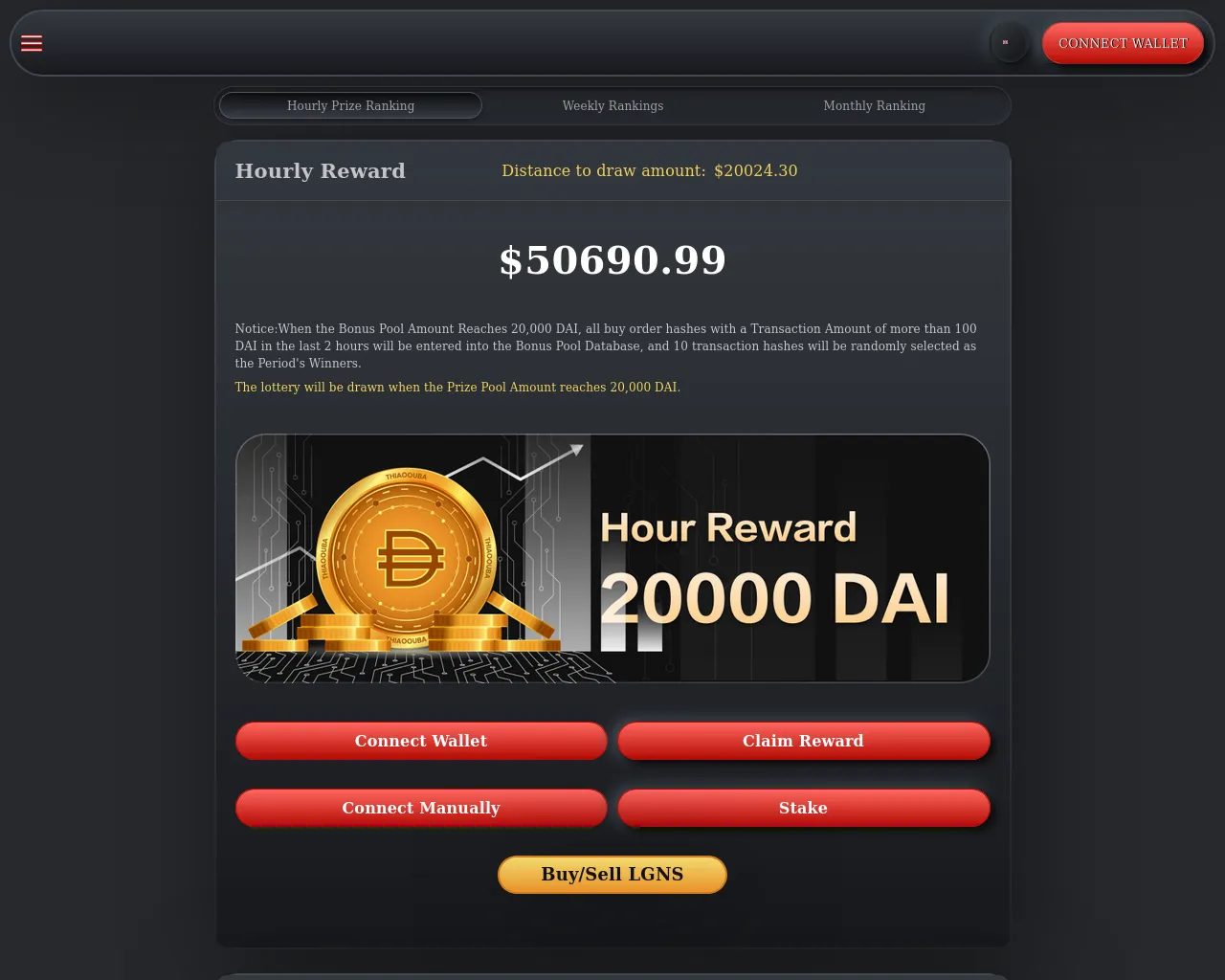 Screenshot of origindefirocket.xyz